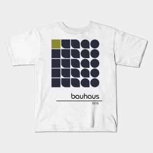 Bauhaus Retro Vintage Geometric Pattern Poster Design Kids T-Shirt